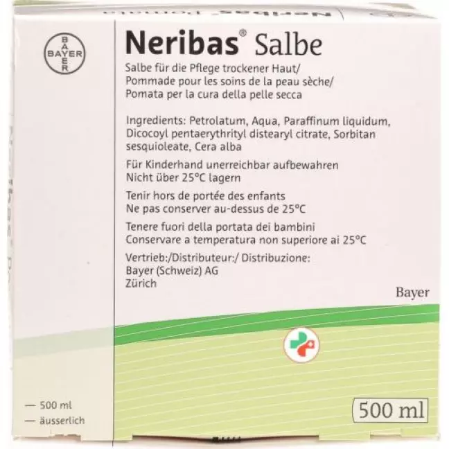 Neribas Salbengrundlage Topf 500мл Neribas Salbengrundlage Topf 500мл