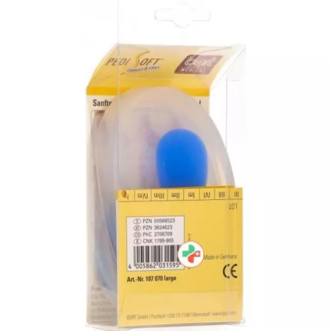 Bort Pedisoft Fersenkissen L +41 м Softspot 2 штуки Bort Pedisoft Fersenkissen L +41 м Softspot 2 штуки