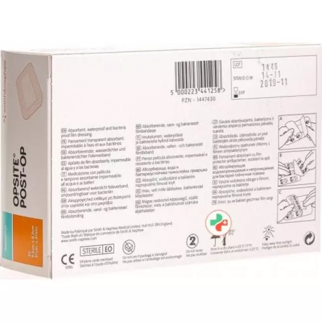 Opsite Post OP Folienverband 9.5x8.5см стерильный 20 пакетиков Opsite Post OP Folienverband 9.5x8.5см стерильный 20 пакетиков