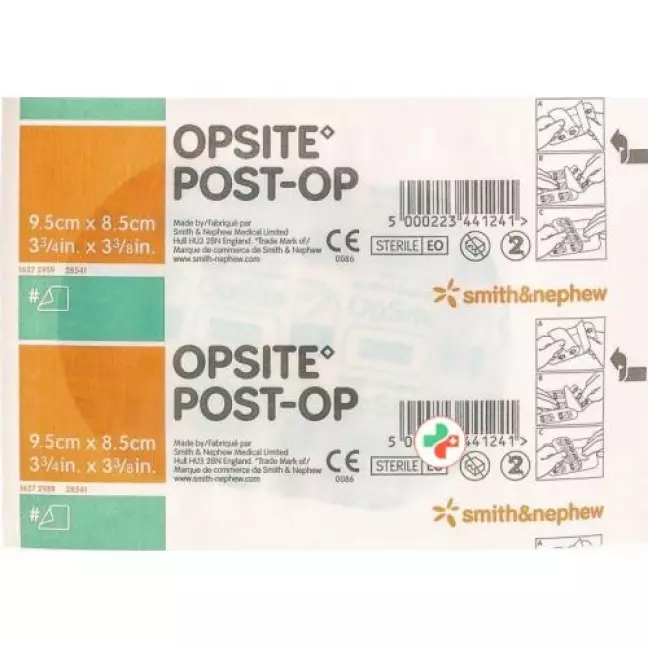 Opsite Post OP Folienverband 9.5x8.5см стерильный 20 пакетиков Opsite Post OP Folienverband 9.5x8.5см стерильный 20 пакетиков