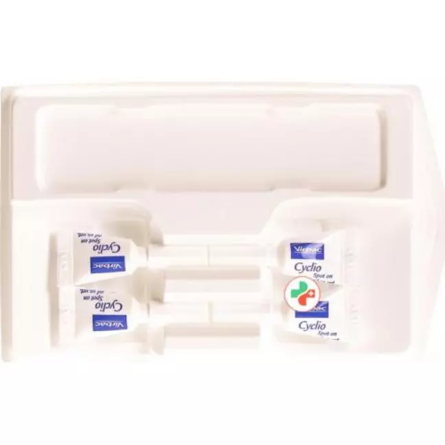 Cyclio Spot On раствор fur Katzen 4x 0.6г Cyclio Spot On раствор fur Katzen 4x 0.6г