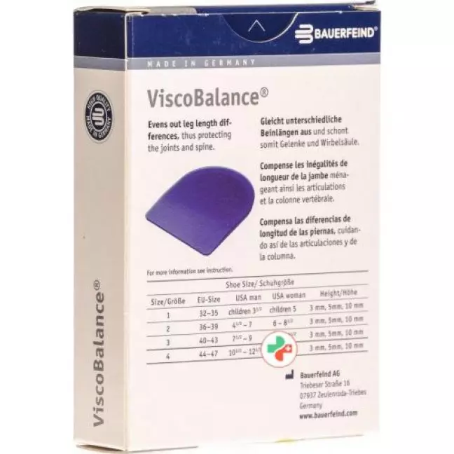 ViscoBalance Fersenkissen Grosse 3 5мм ViscoBalance Fersenkissen Grosse 3 5мм