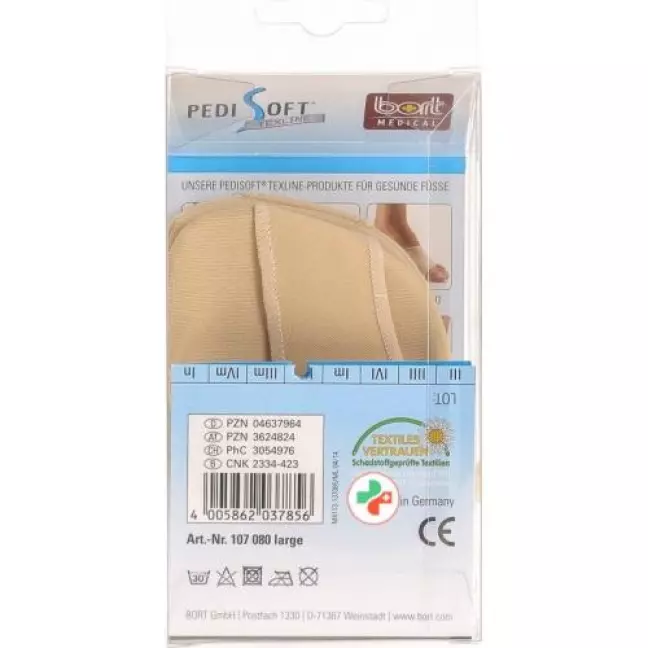 Bort Pedisoft Texline Vorfuss Pad Large 1 Paar Bort Pedisoft Texline Vorfuss Pad Large 1 Paar
