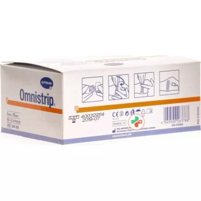 Omnistrip Wundnahtstreifen 3x76мм 250 штук Omnistrip Wundnahtstreifen 3x76мм 250 штук