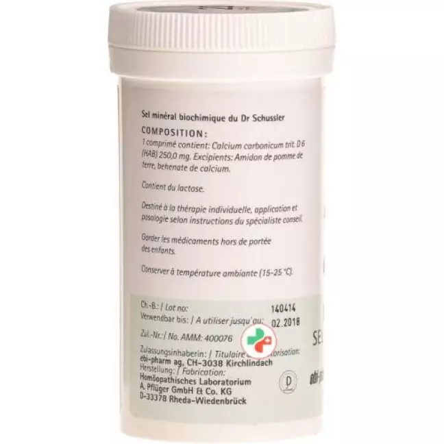 Pflueger Schussler Nr. 22 Calc Carb в таблетках, D 6 100г Pflueger Schussler Nr. 22 Calc Carb в таблетках, D 6 100г