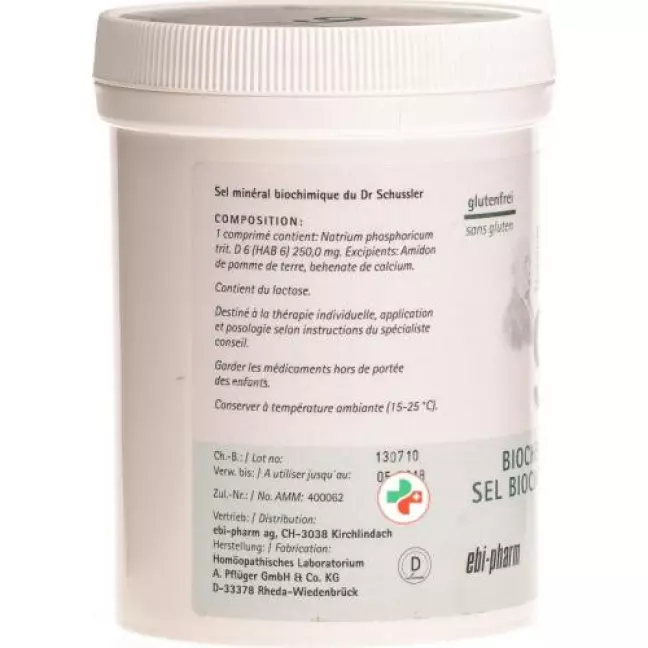 Pflueger Schussler Nr. 9 Natr Phos в таблетках, D 6 250г Pflueger Schussler Nr. 9 Natr Phos в таблетках, D 6 250г