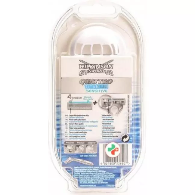 Wilkinson Quattro Titanium Rasierapparat Wilkinson Quattro Titanium Rasierapparat