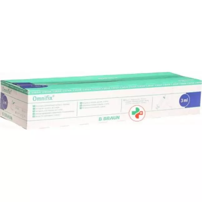 Omnifix Spritze Luer-Lock 3мл 100 штук Omnifix Spritze Luer-Lock 3мл 100 штук