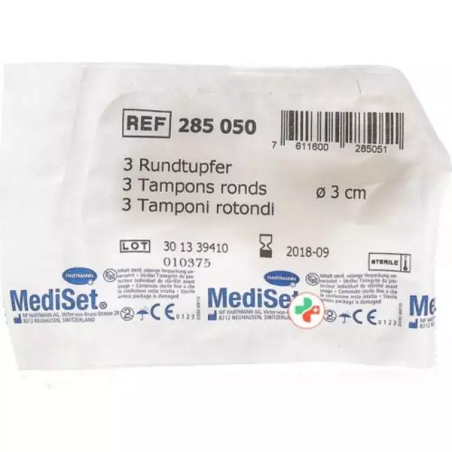 Mediset Rundtupfer 3см 30x 3 штуки Mediset Rundtupfer 3см 30x 3 штуки