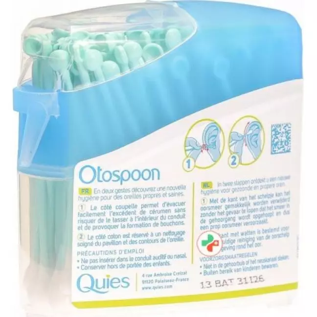 Quies Otospoon Wattestabchen 100 штук Quies Otospoon Wattestabchen 100 штук