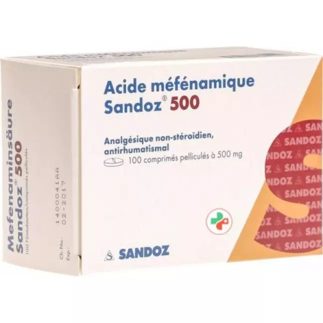 Mefenaminsaeure Sandoz 500 mg 100 tabletten Mefenaminsaeure Sandoz 500 mg 100 tabletten