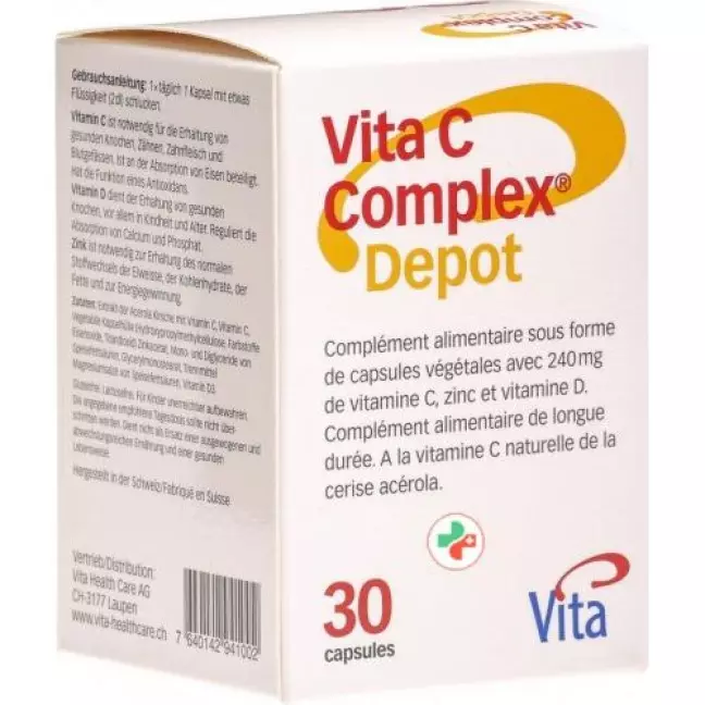 Vita C Complex Depot Kapseln 30 штук Vita C Complex Depot Kapseln 30 штук