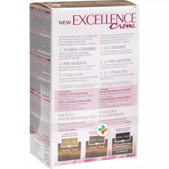 Excellence Color крем 6.30 Gold Dunkelblond Excellence Color крем 6.30 Gold Dunkelblond