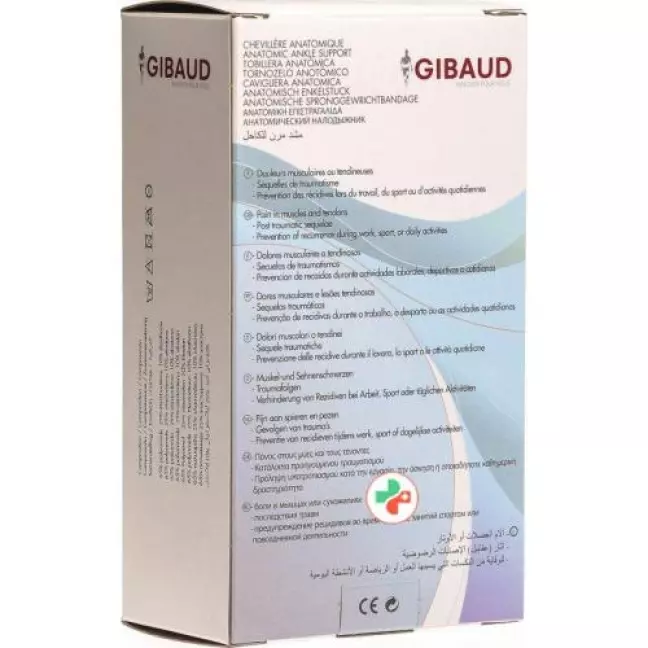 Gibaud Sprunggelenkbandage Anat M 21.5-24.5см schwarz Gibaud Sprunggelenkbandage Anat M 21.5-24.5см schwarz