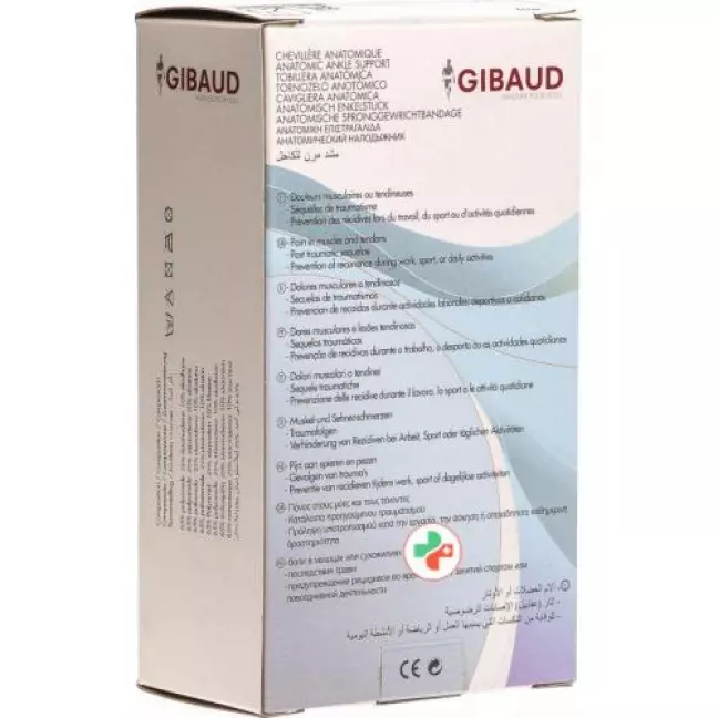 Gibaud Sprunggelenkbandage Anat L 25-28см schwarz Gibaud Sprunggelenkbandage Anat L 25-28см schwarz