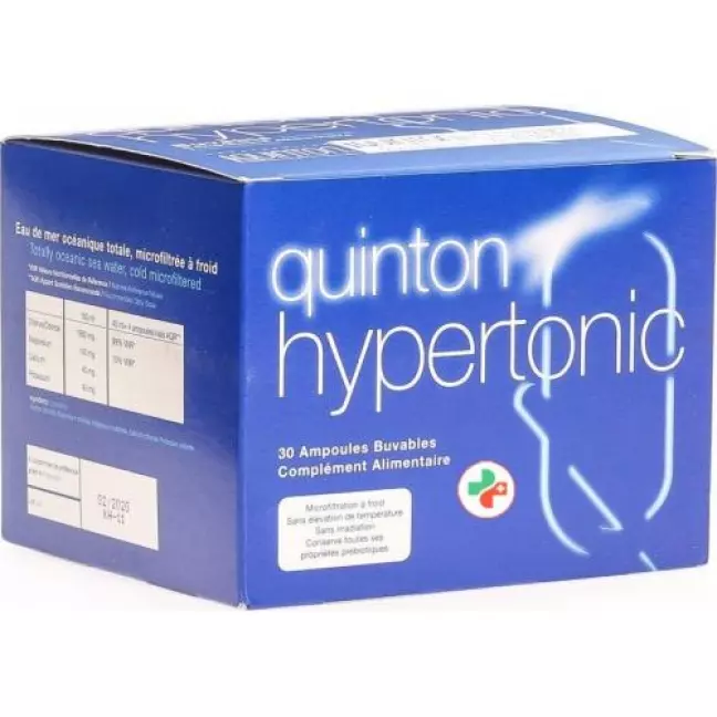 Quinton Hypertonic 21g/l в ампулах, 30 штук Quinton Hypertonic 21g/l в ампулах, 30 штук