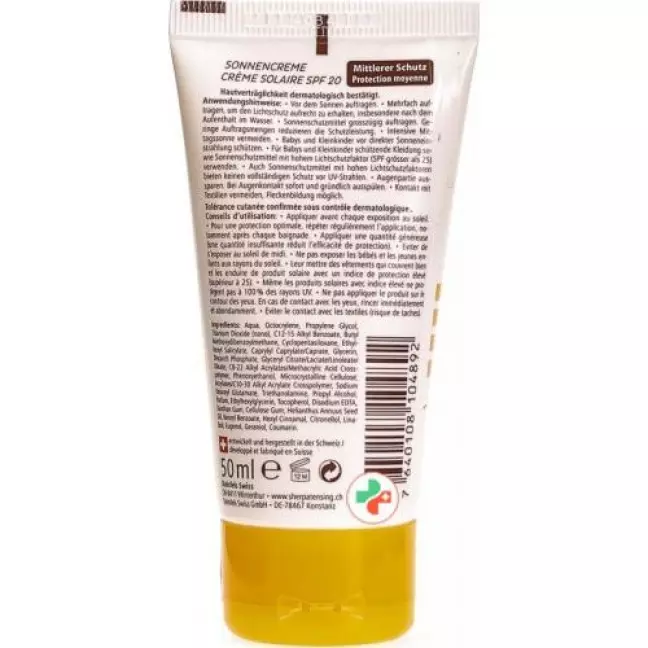 Sherpa Tensing Sonnencreme Sonnenschutzfaktor 20 50мл