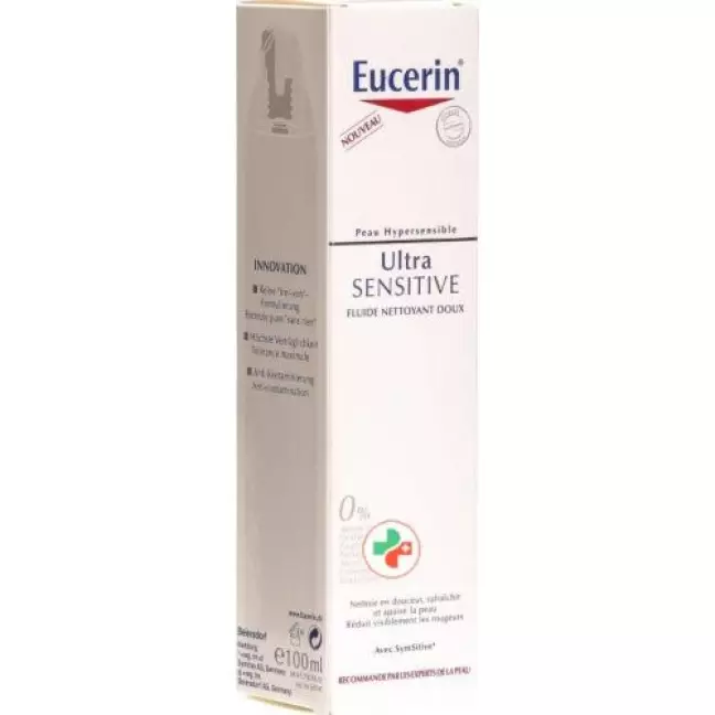 Eucerin Ultra Sensitive Sanftes Reinigungsfluid 100мл