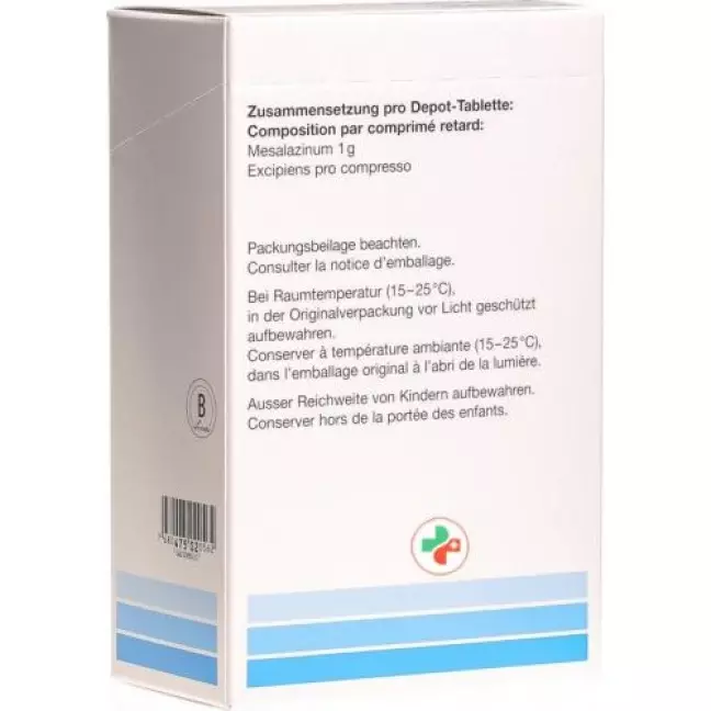 Pentasa 1 g 60 Depottablets Pentasa 1 g 60 Depottablets