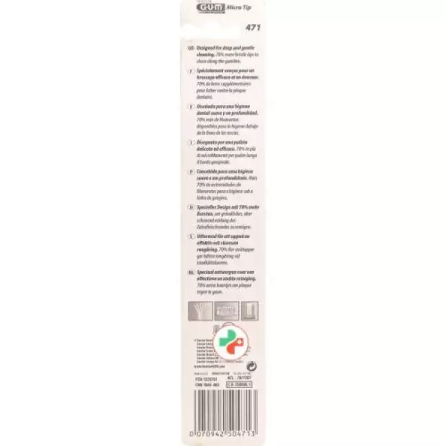 Gum Sunstar Micro Tip Zahnburste Compact Soft