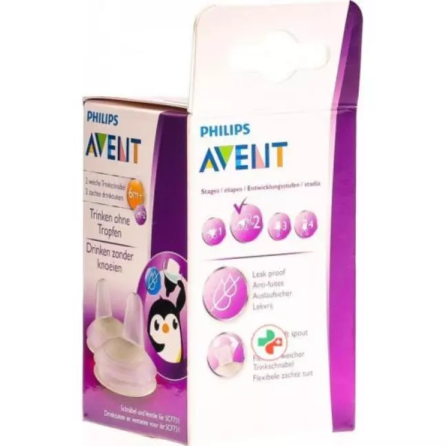 Avent Philips Ersatzschnabel Sip No Drip Becher Farbig Avent Philips Ersatzschnabel Sip No Drip Becher Farbig