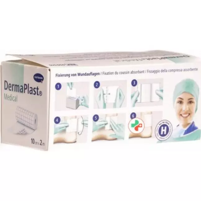 Dermaplast Medical Fixiervlies 10смx2м Dermaplast Medical Fixiervlies 10смx2м