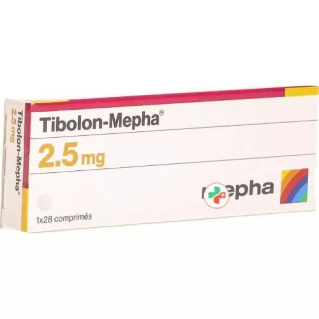 Тиболон Мефа 2,5 мг 28 таблеток 