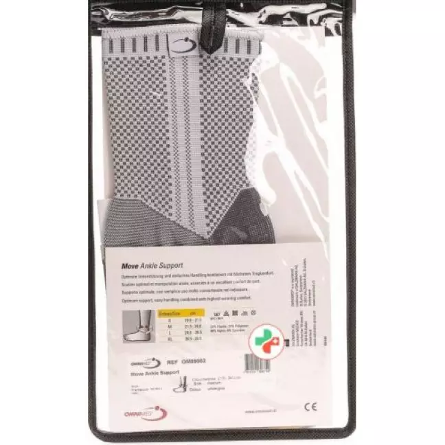 Omnimed Move Knochelbandage M Weiss-Grau Omnimed Move Knochelbandage M Weiss-Grau