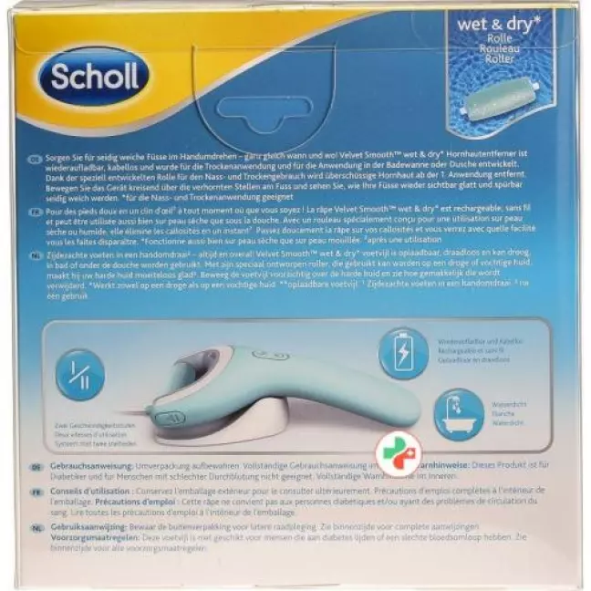 Scholl Velvet Smooth Wet & Dry Hornhautentferner Scholl Velvet Smooth Wet & Dry Hornhautentferner