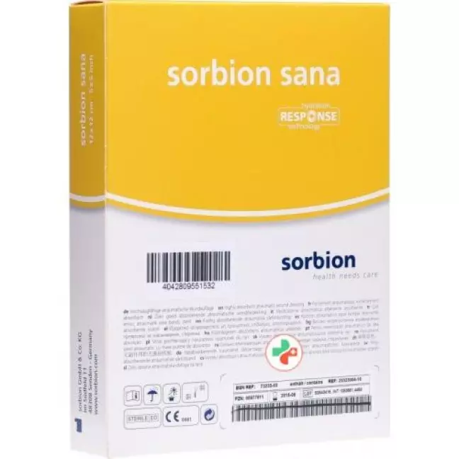 Cutimed Sorbion Sana 12x12см 10 штук Cutimed Sorbion Sana 12x12см 10 штук