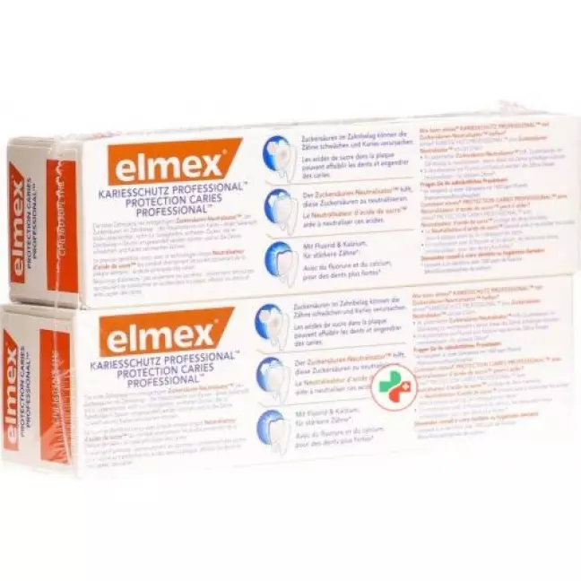 Elmex Kariesschutz Prof Zahnpasta Duo 2x 75мл Elmex Kariesschutz Prof Zahnpasta Duo 2x 75мл