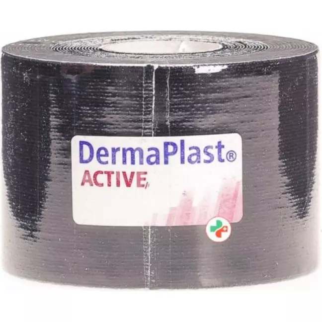 Dermaplast Active Kinesiotape 5см x 5m Schwarz Dermaplast Active Kinesiotape 5см x 5m Schwarz