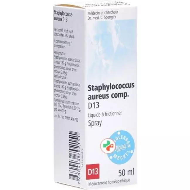 Spenglersan Staphylococ Aure Comp D 13 спрей 50мл Spenglersan Staphylococ Aure Comp D 13 спрей 50мл
