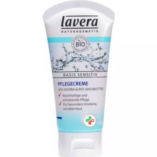 Lavera Pflegecreme Basis Sensitiv в тюбике 50мл