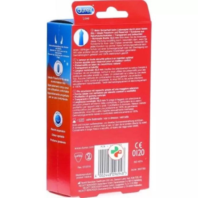 Durex Love Praservativ 8 штук Durex Love Praservativ 8 штук