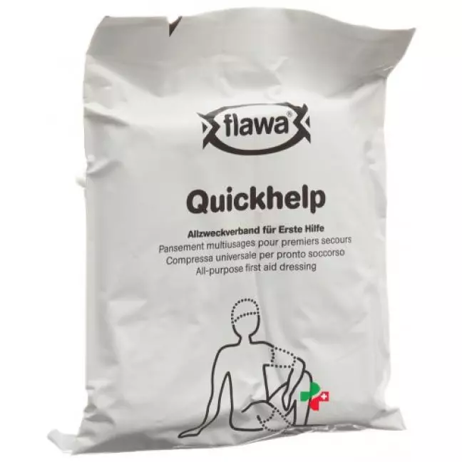 Flawa Quickhelp Verbandpatrone 20x20см 3мX10см Flawa Quickhelp Verbandpatrone 20x20см 3мX10см