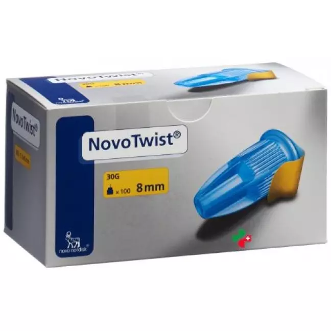 Novo Twist Injektionsnadeln 8мм 30г 100 штук Novo Twist Injektionsnadeln 8мм 30г 100 штук