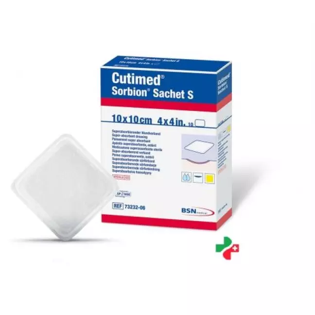 Cutimed Sorbion Sachet S 20x10см 10 штук Cutimed Sorbion Sachet S 20x10см 10 штук