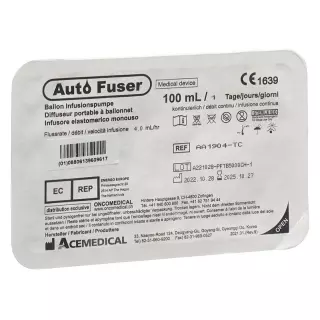 AUTOFUSER TC Einwegpumpe 100ml 1 Tg 4.0ml/h