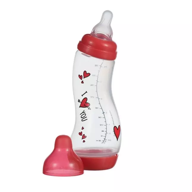 DIFRAX S-Flasche 250ml I Love standard DIFRAX S-Flasche 250ml I Love standard