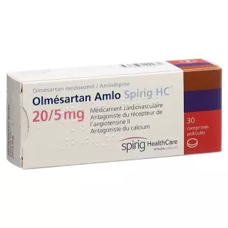 ОЛМЕСАРТАН АМЛО Спириг HC Filmtable 20/5мг