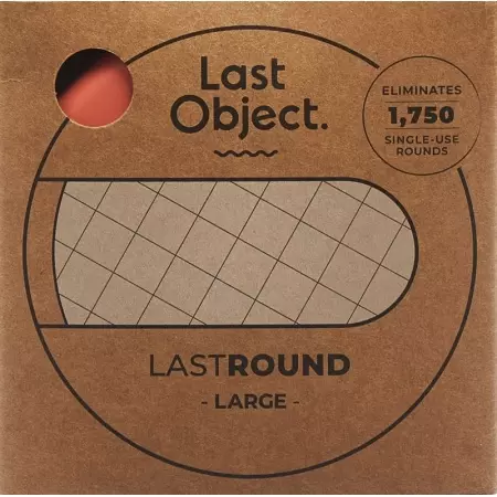 Многоразовые ватные диски LastRound, широкие персиковые
