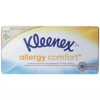 Салфетки для лица Kleenex Allergy Comfort Box, 56 шт.