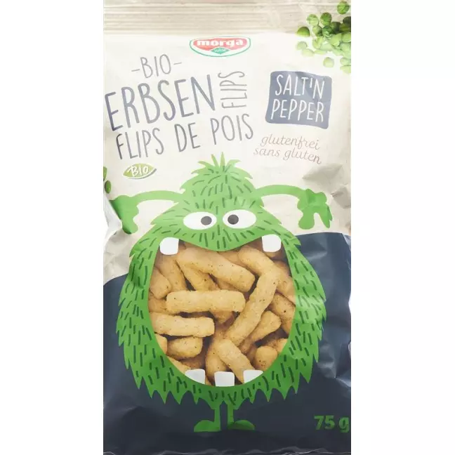 MORGA Erbsen Flips Salz&Pfeff Bio glutenfrei MORGA Erbsen Flips Salz&Pfeff Bio glutenfrei