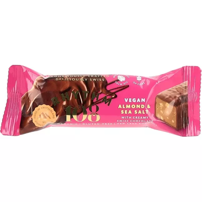 RHYTHM108 Sweet N Salty Almond Choco Bar RHYTHM108 Sweet N Salty Almond Choco Bar
