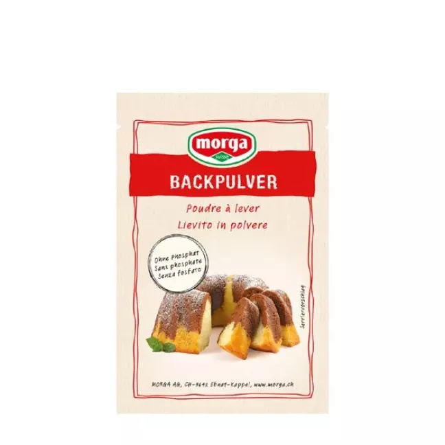 MORGA Backpulver ohne Phosphat