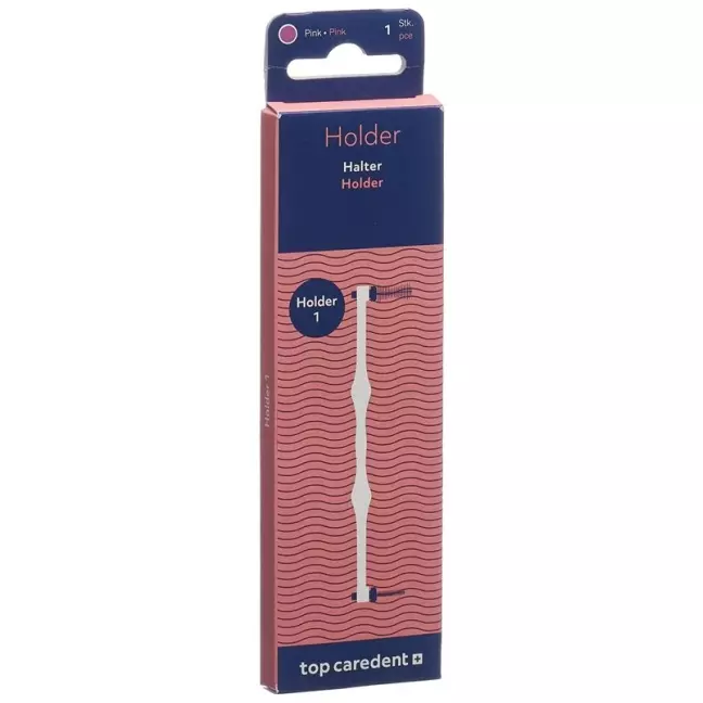 TOP CAREDENT Holder 1 Halter Interdental L pink