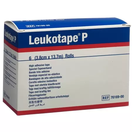 Leukotape P Spezial-Tapeverband 13.7m x 3.8см 6 штук Leukotape P Spezial-Tapeverband 13.7m x 3.8см 6 штук