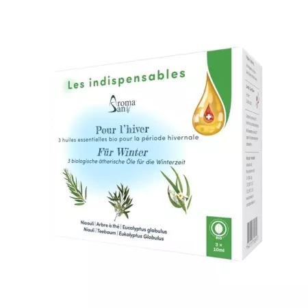 AROMASAN Les Indispensables für Winter Bio 3x10ml