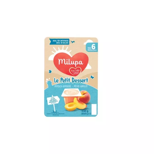 MILUPA le Petit Dessert Персик Абрикос